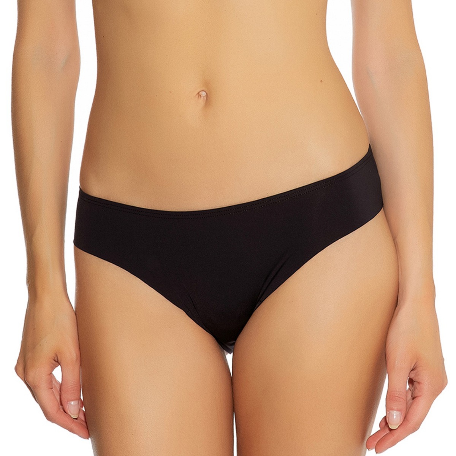 Slip Brésilien Lipsy Emilea Noir/nu - Taille UK 24, Neuf Avec étiquette