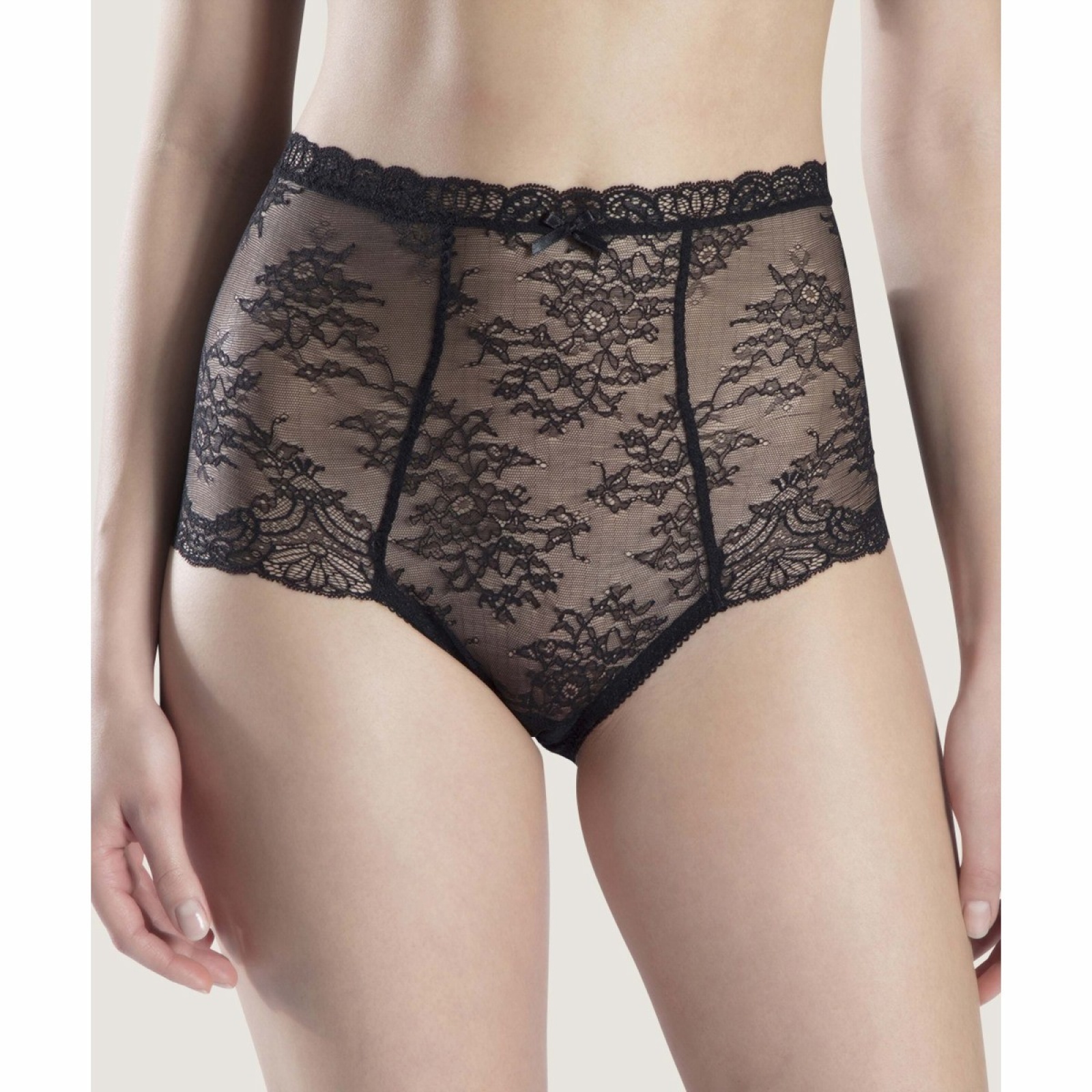 Culotte Haute Aubade Écrin Noir - Taille Unique - Couleur Noir - Référence UE24 - Neuf Avec étiquettes