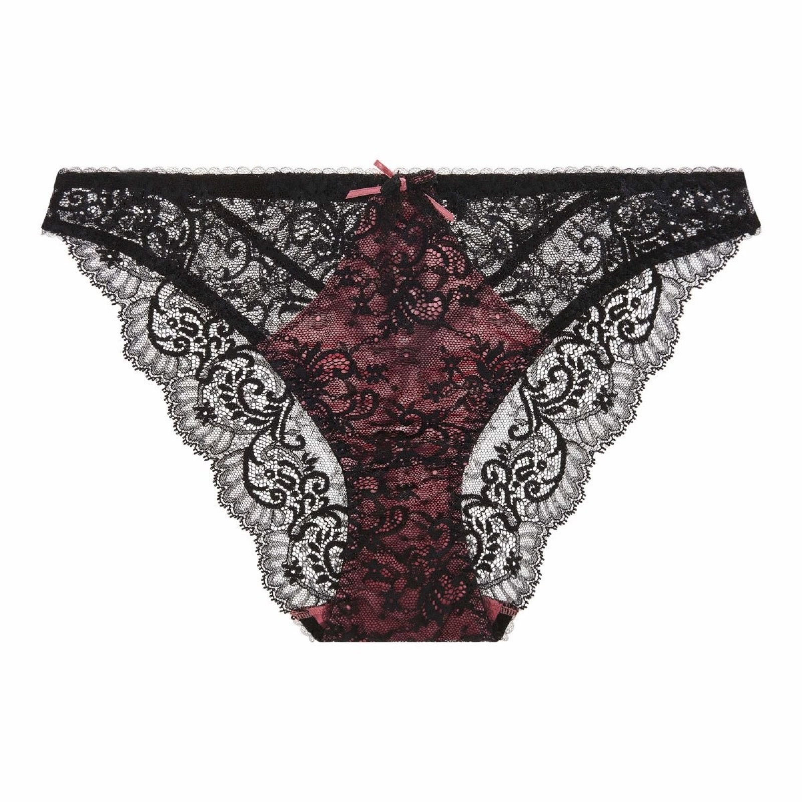 Aubade Slip Italien Courbes Divines Charme Noir Effetdesoi
