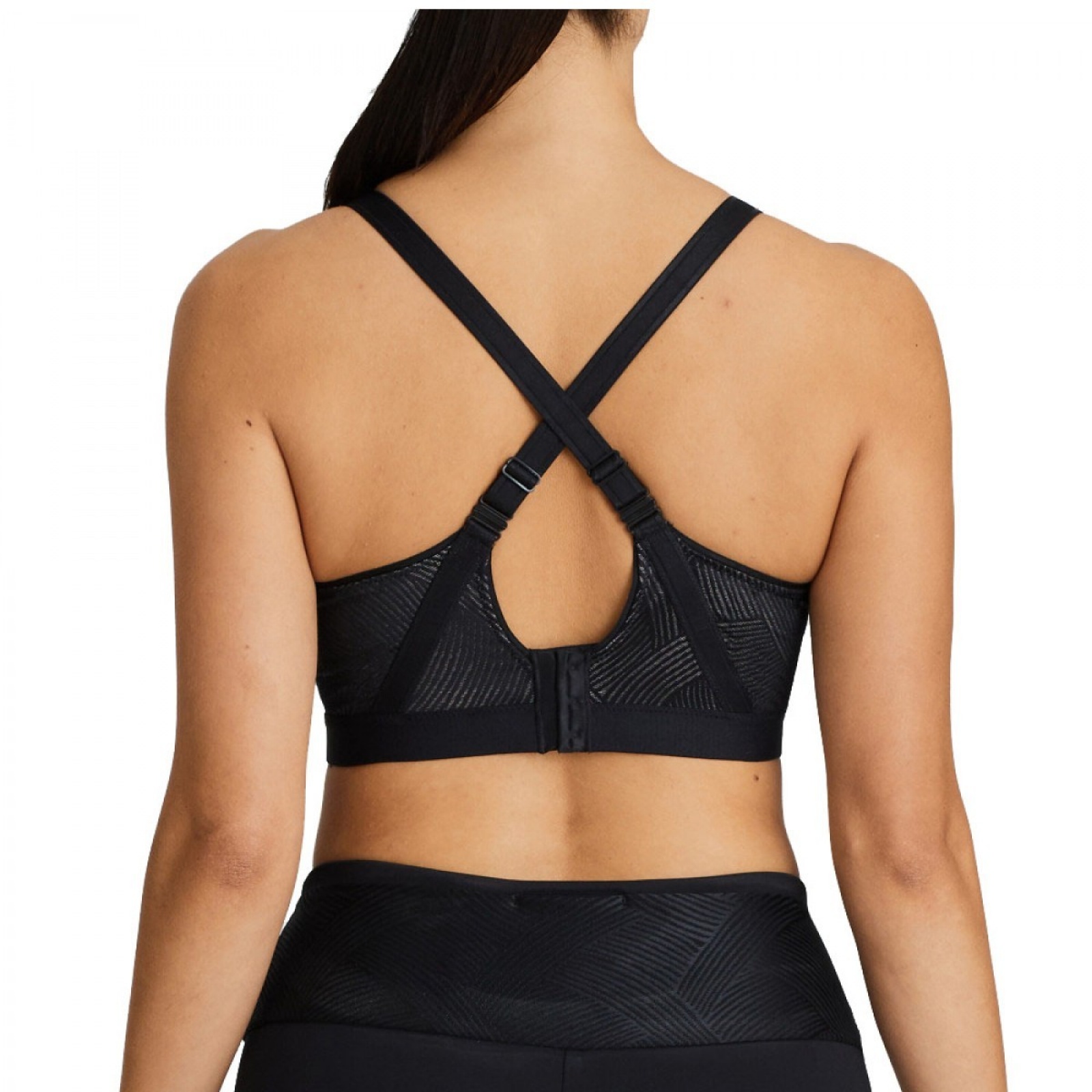 Soutien-gorge De Sport Pour Moi Energy 97007, Noir/gris, Armatures, Maintien Renforcé