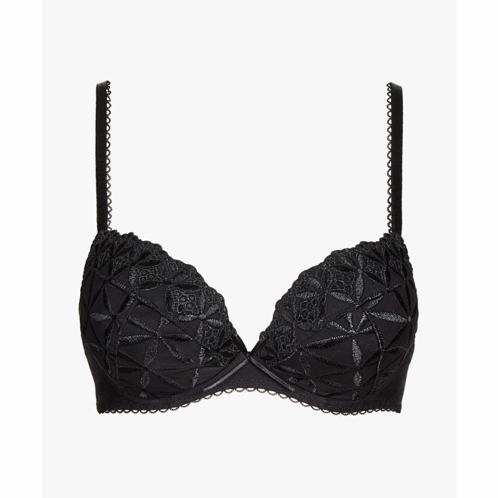 Soutien-gorge Aubade Bahia T - Push-up Plunge Noir - Taille 80B (65 FR / 30 US)
