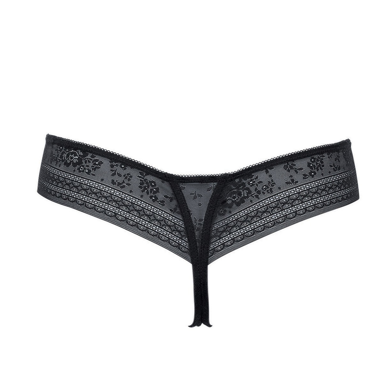 String Anita Rosa Faia - Dentelle Noir Chair, Tailles 40 Ou 42 (38-40 EU), Neuf Avec étiquettes