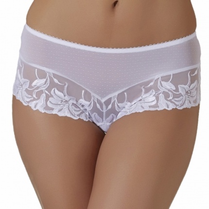 Culotte Saint-Tropez AUBADE Jardin des Dlices Blanc