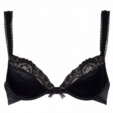 Soutien-Gorge Plunge AUBADE Belle T�n�breuse Noir