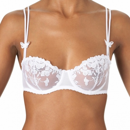 Soutien-gorge corbeille AUBADE Fleur de pommier Blanc