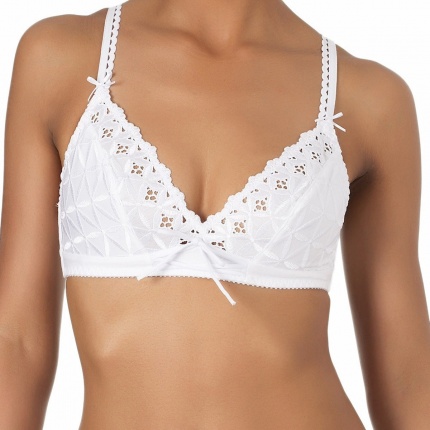 Soutien-gorge triangle AUBADE Bahia Blanc