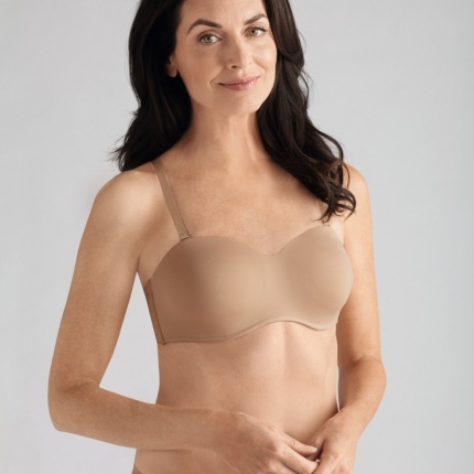 AMOENA Barbara Bandeau sans Bretelles pour Prothse Nude