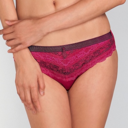 AMOENA Slip Lara Lace Desire Framboise