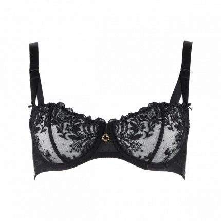 Soutien-gorge Aubade Passion Nocturne - Corbeille Noir Et Doré 85B | FH14 Neuf Avec étiquettes