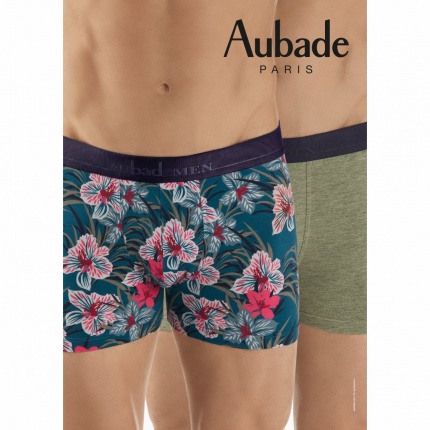 Aubade Men Pack 2 Boxers Homme Prusse