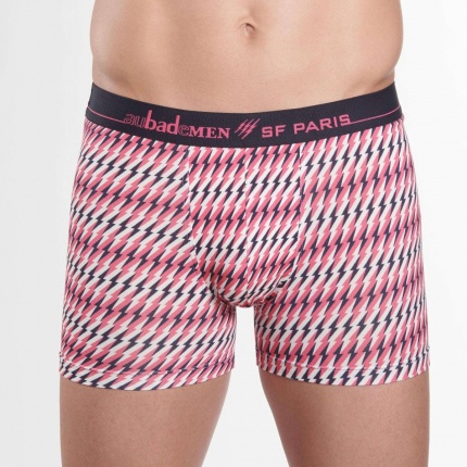 Aubade Men SF Paris Boxer Rose Zigzag
