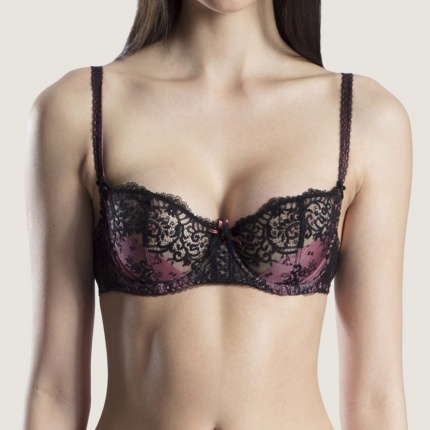 Aubade Soutien-Gorge Corbeille Courbes Divines Charme Noir