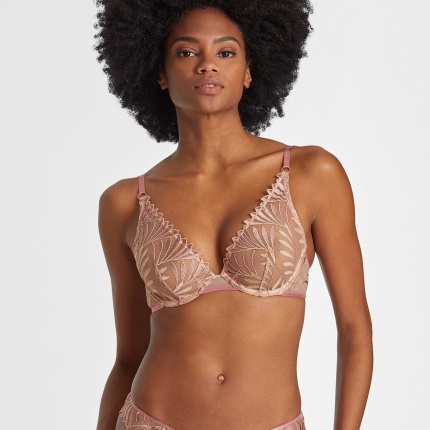 Aubade Soutien-Gorge Triangle Armatures Sensory Illusion Silk Rose