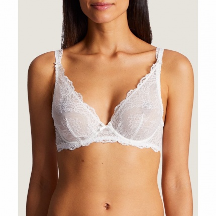 Aubade Soutien-Gorge Triangle Plunge Danse des Sens Opale