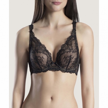 Aubade Soutien-Gorge Triangle Plunge Danse des Sens Noir