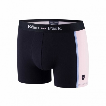 Boxer EDEN PARK E644E90 Marine Bande ROSE - MARINE