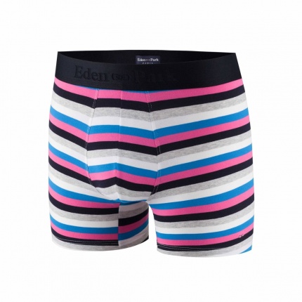 Boxer EDEN PARK E644E92 Rayures Roses Bleues