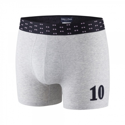 Boxer EDEN PARK E644F07 Numero 10 - Gris Melange