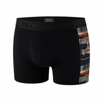 Boxer IMPETUS Noir Baysand en Coton Modal