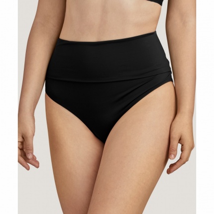 Culotte Haute Aubade Maillot de Bain La Plage ensoleille Noir