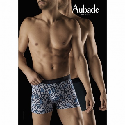 Duo de Boxers AUBADE MEN Sauvage et Marine