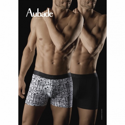 Duo de Boxers AUBADE MEN Secret Locks et Noir
