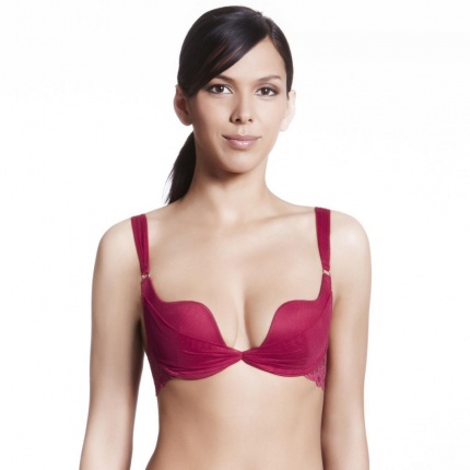 IMPLICITE Soutien-Gorge Corbeille mousse Caprice Rubis