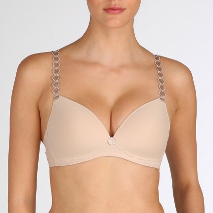 MARIE JO L'AVENTURE Soutien-Gorge Triangle Coque Sans Armatures Tom Caffe Latte
