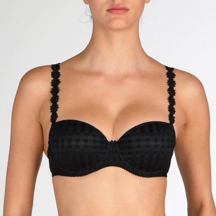 MARIE JO Soutien-Gorge Balconnet Rembourr Avero Noir