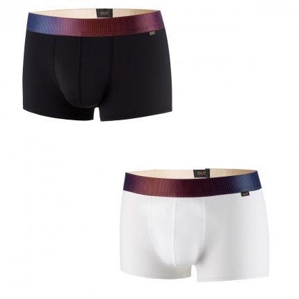 Pack 2 Boxers HOT Imari Blanc et Noir