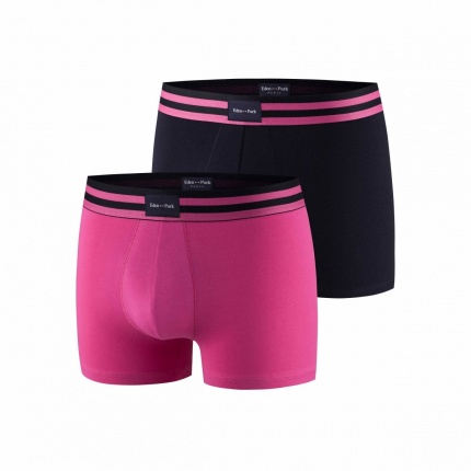 Pack de 2 Boxers EDEN PARK E657E95 Marine et Tulipe