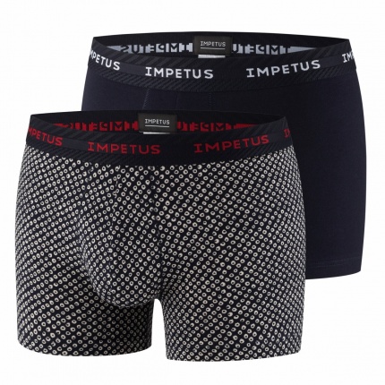 Pack de 2 Boxers IMPETUS Paddock en Coton stretch