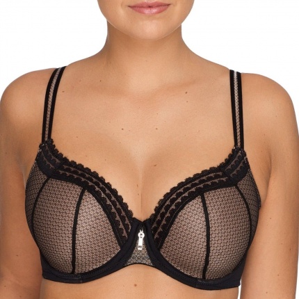 PRIMADONNA TWIST Soutien-Gorge Rembourr Forme Cur I Want You Noir