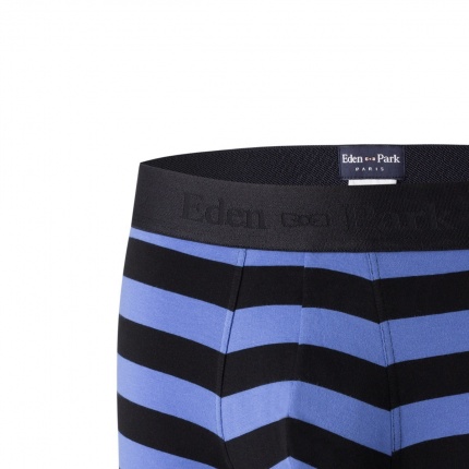 Shorty ferm EDEN PARK E201E41 Rayures Bleu Uniforme et Noir