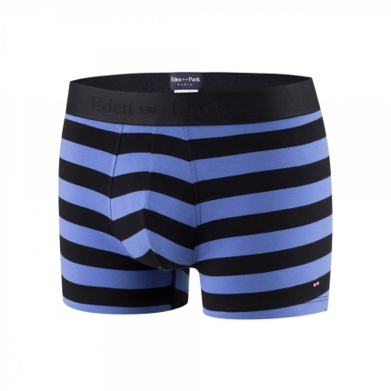 Shorty ferm EDEN PARK E201E41 Rayures Bleu Uniforme et Noir