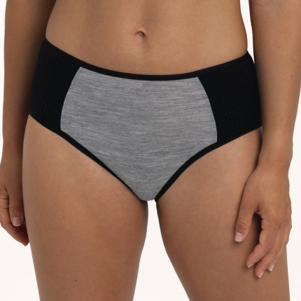 Shorty Sport ANITA Active en M�rinos Noir Anthracite