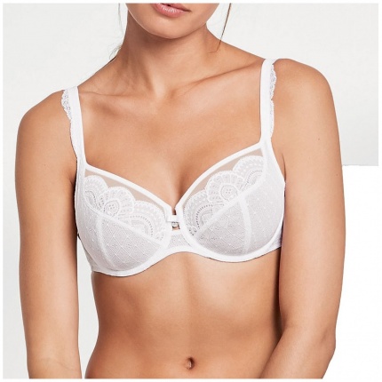 Soutien-Gorge Avec Armatures Rosa Faia Selma Blanc