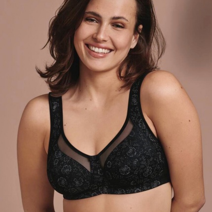 Soutien-Gorge sans armatures Anita Comfort Clara Art Noir Anthracite