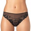 Slip Brsilien AUBADE Fleur de pommier Noir
