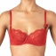 Soutien-Gorge  balconnet AUBADE Asako Rouge