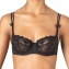 Soutien-Gorge  balconnet AUBADE Fleur de pommier Noir