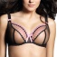 Soutien-Gorge  balconnet plongeant Transparent FREYA Arabella Noir