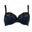 Soutien-Gorge armatures Rosa Faia Josephine Navy Black