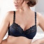 Soutien-Gorge armatures Rosa Faia Josephine Navy Black