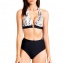 Aubade Bas de Maillot de Bain Culotte Haute Rversible Safari Sands