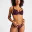 Aubade Femme Passion Slip Mini-Coeur Wineberry