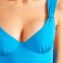 Aubade Maillot de Bain Une pice Balconnet Douceur de Rve Bleu Tropique
