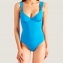 Aubade Maillot de Bain Une pice Balconnet Douceur de Rve Bleu Tropique