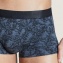 Aubade Men Boxer Trunk Homme Grey Tatoo Flower