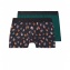 Aubade Men Duo Boxer Homme Ttes de Mort + Emeraude